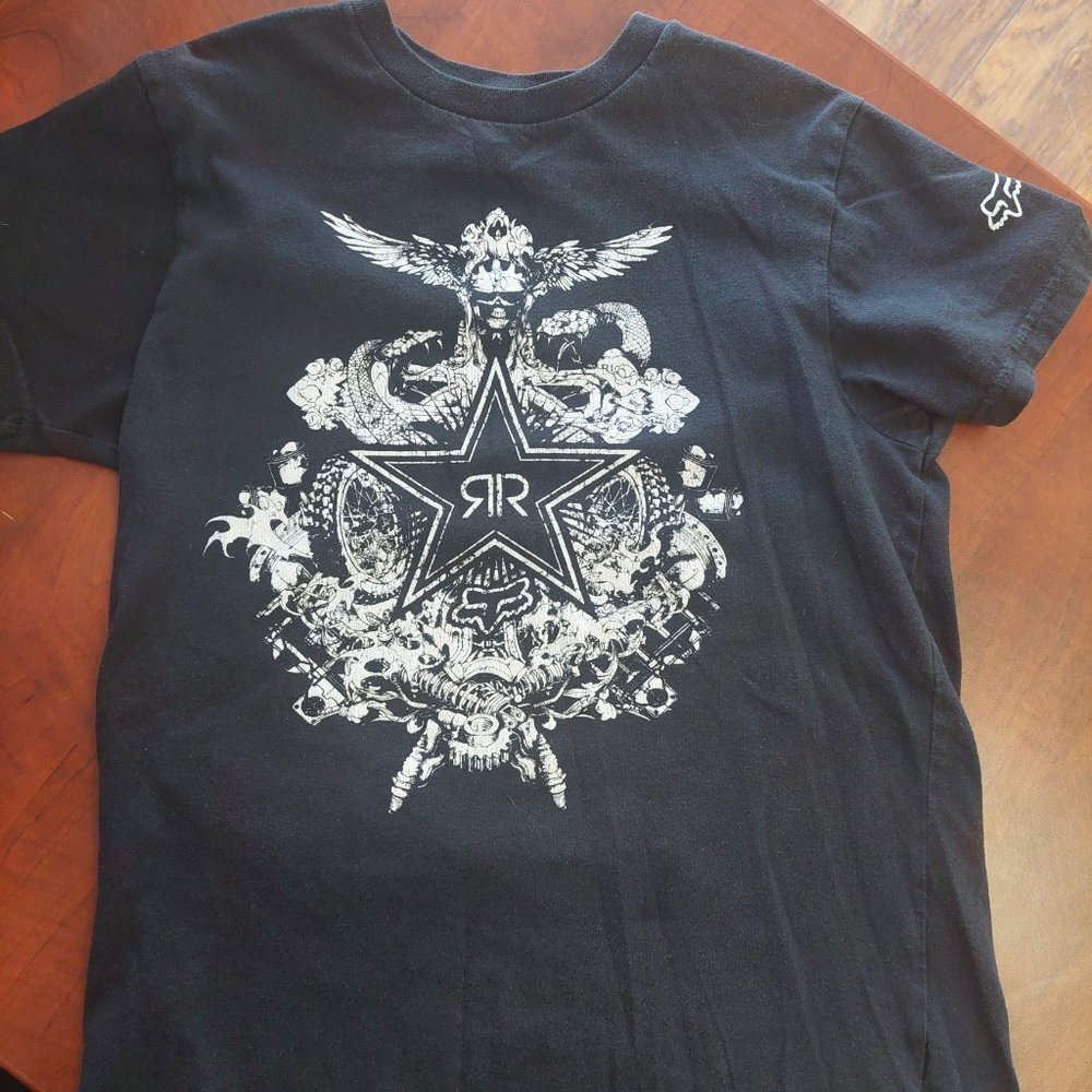 Fox Rockstar Boys short sleeve t-shirt size small